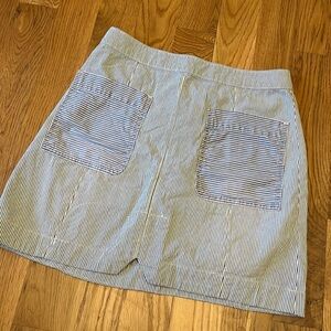 Anthropologie pulcro size 6 stripes cotton skirt
